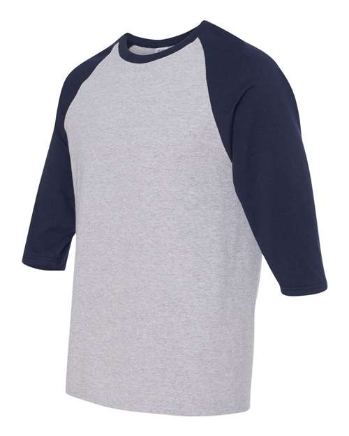 Gildan Unisex Heavy Cotton™ Raglan Three-Quarter Sleeve T-Shirt - Image 10