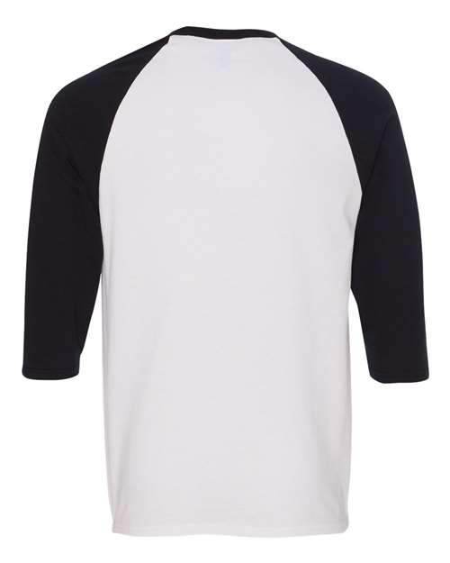 Gildan Unisex Heavy Cotton™ Raglan Three-Quarter Sleeve T-Shirt - Image 19