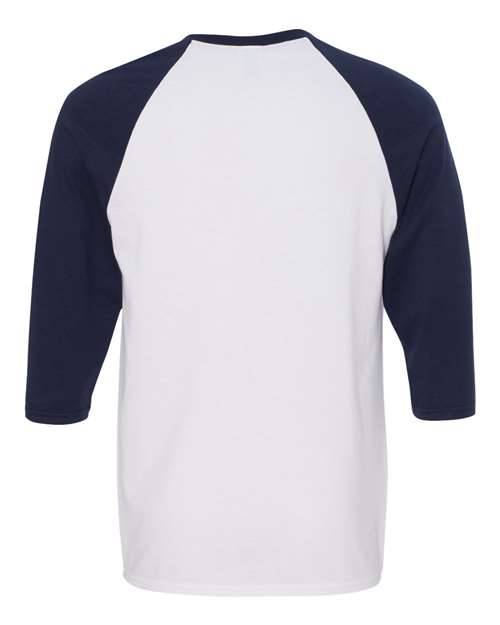 Gildan Unisex Heavy Cotton™ Raglan Three-Quarter Sleeve T-Shirt - Image 20