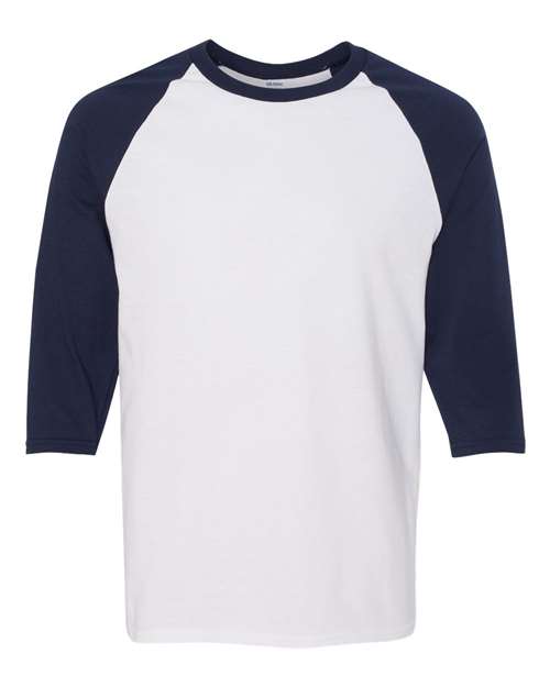 Gildan Unisex Heavy Cotton™ Raglan Three-Quarter Sleeve T-Shirt - Image 6