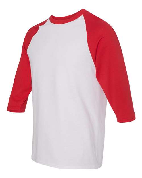 Gildan Unisex Heavy Cotton™ Raglan Three-Quarter Sleeve T-Shirt - Image 14