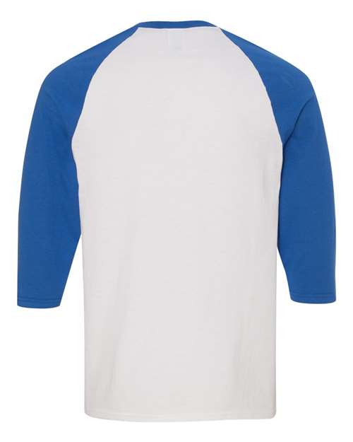 Gildan Unisex Heavy Cotton™ Raglan Three-Quarter Sleeve T-Shirt - Image 22