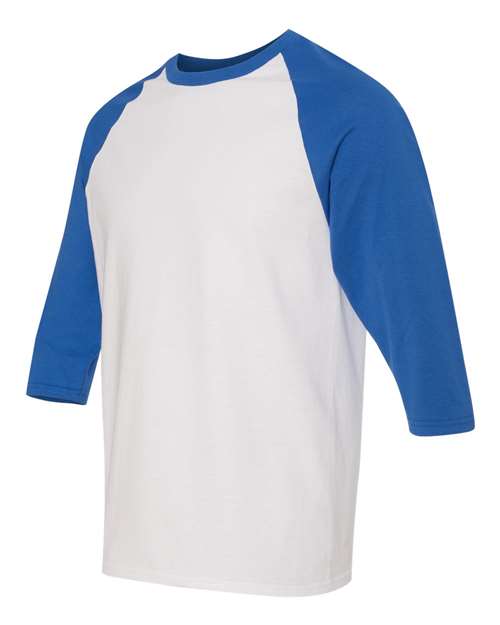 Gildan Unisex Heavy Cotton™ Raglan Three-Quarter Sleeve T-Shirt - Image 15