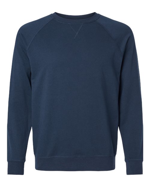 Next Level Unisex Laguna Raglan Crewneck Sweatshirt - Image 8