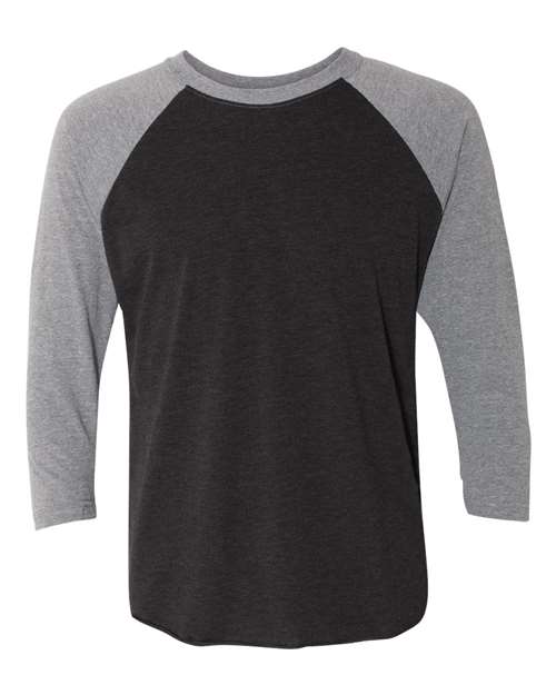 Next Level Unisex Triblend Three-Quarter Raglan T-Shirt - Image 4