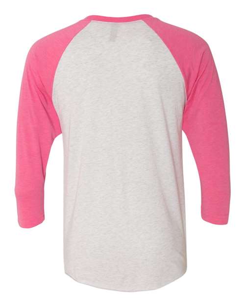 Next Level Unisex Triblend Three-Quarter Raglan T-Shirt - Image 33
