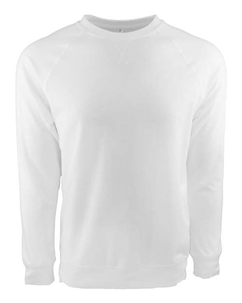 Next Level Unisex Laguna Raglan Crewneck Sweatshirt - Image 9