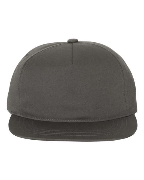 YP Classics Lightly-Structured Five-Panel Snapback Cap - Image 3