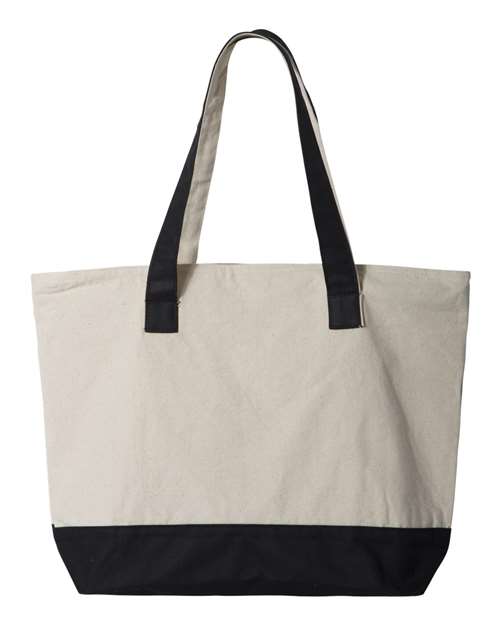 Q-Tees 19L Zippered Tote - Image 5