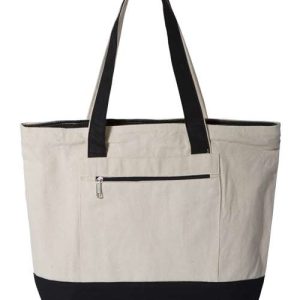 Alternative view of Q-Tees 19L Zippered Tote