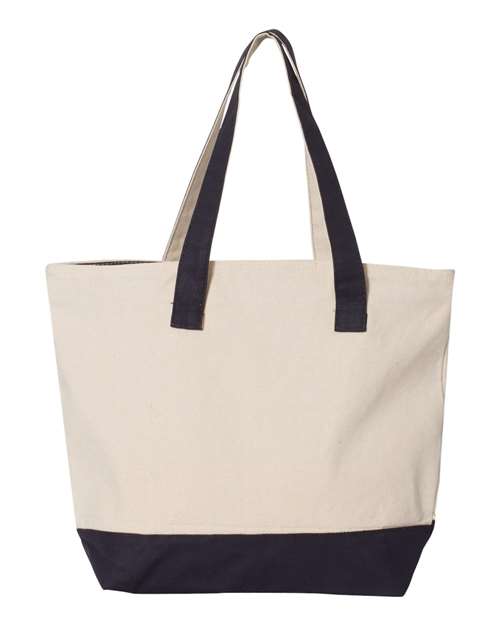Q-Tees 19L Zippered Tote - Image 7
