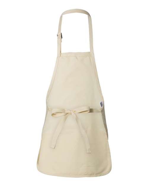 Q-Tees Full-Length Apron with Pouch Pocket - Image 11
