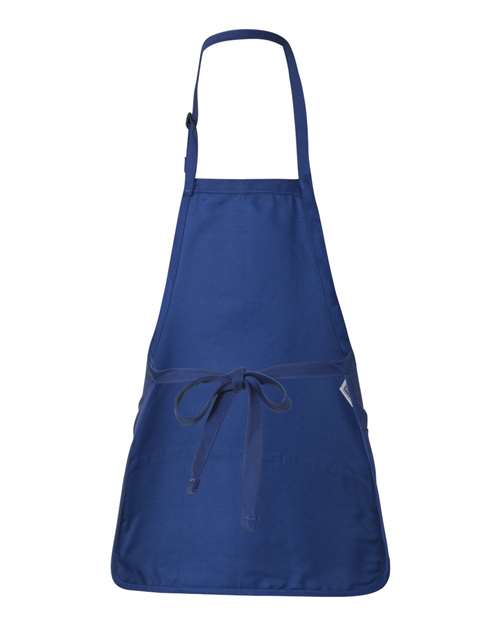 Q-Tees Full-Length Apron with Pouch Pocket - Image 14