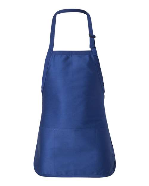 Q-Tees Full-Length Apron with Pouch Pocket - Image 7