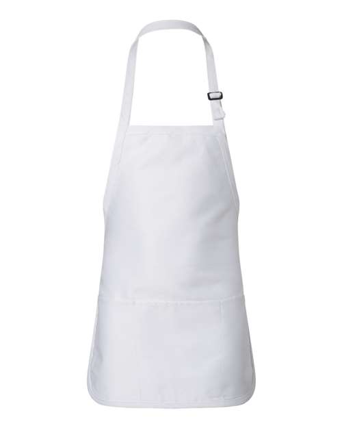 Q-Tees Full-Length Apron with Pouch Pocket - Image 8