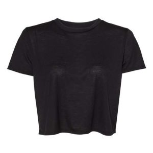 Alternative view of BELLA + CANVAS Women’s Flowy Crop Tee