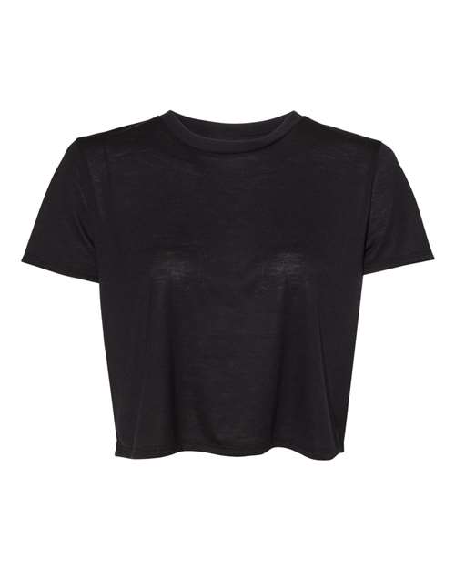 BELLA + CANVAS Women’s Flowy Crop Tee - Image 2