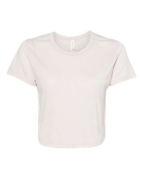 BELLA + CANVAS Women’s Flowy Crop Tee - Image 3