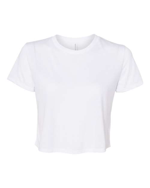 BELLA + CANVAS Women’s Flowy Crop Tee - Image 4
