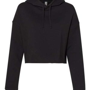 Alternative view of Independent Trading Co. Women’s Lightweight Crop Hooded Sweatshirt