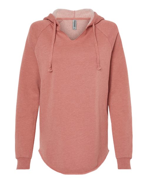 Independent Trading Co. Women’s Lightweight California Wave Wash Hooded Sweatshirt - Image 3