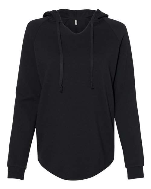 Independent Trading Co. Women’s Lightweight California Wave Wash Hooded Sweatshirt - Image 2