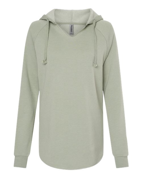 Independent Trading Co. Women’s Lightweight California Wave Wash Hooded Sweatshirt - Image 5