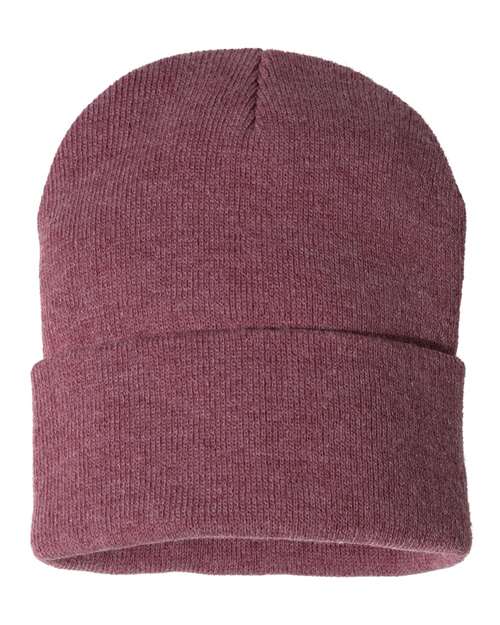 Sportsman 12" Solid Cuffed Beanie - Image 11