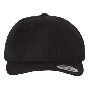 Alternative view of YP Classics Premium Five-Panel Curved Bill Snapback Cap