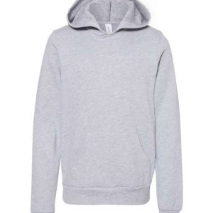 Alternative view of BELLA + CANVAS Youth Sponge Fleece Hoodie Sweatshirt