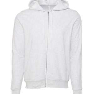 Alternative view of BELLA + CANVAS Unisex Sponge Fleece Full-Zip Hoodie Sweatshirt