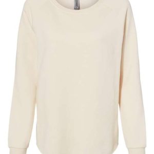 Alternative view of Independent Trading Co. Women's California Wave Wash Crewneck Sweatshirt