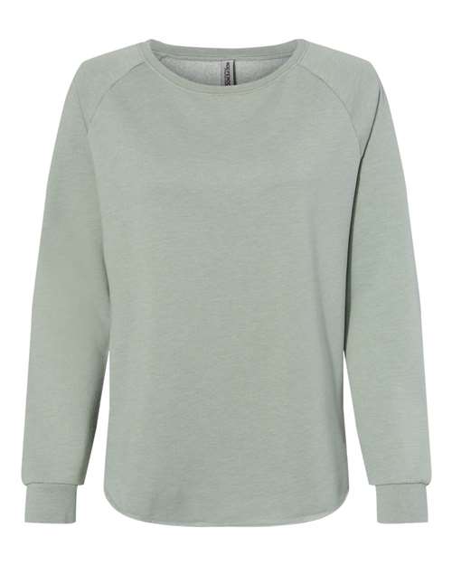 Independent Trading Co. Women's California Wave Wash Crewneck Sweatshirt - Image 4