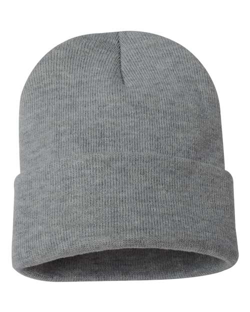 Sportsman 12" Solid Cuffed Beanie - Image 7