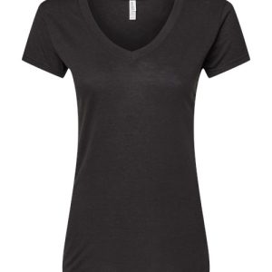 Alternative view of M&O Women's Deluxe Blend V-Neck T-Shirt