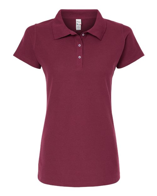 M&O Women's Soft Touch Polo - Image 6