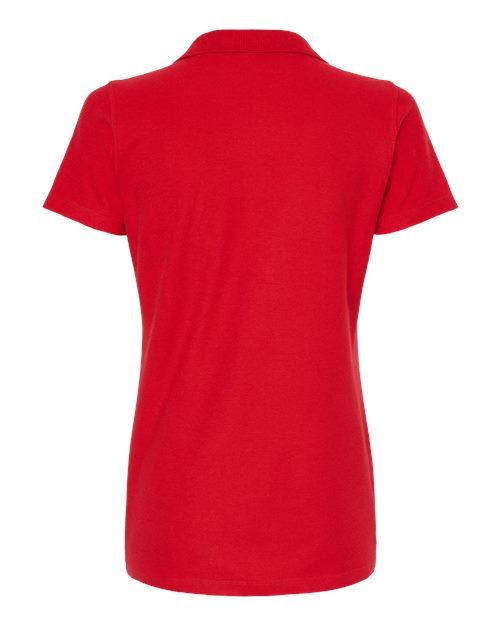 M&O Women's Ringspun Pique Polo - Image 8