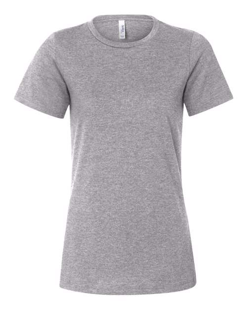 BELLA + CANVAS Women’s Relaxed Fit Heather CVC Tee - Image 2