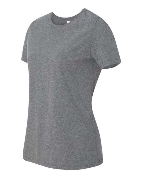 BELLA + CANVAS Women’s Relaxed Fit Heather CVC Tee - Image 14