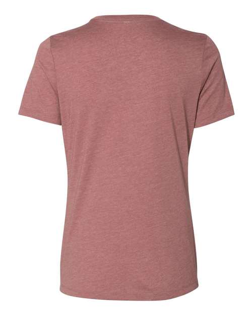 BELLA + CANVAS Women’s Relaxed Fit Heather CVC Tee - Image 20