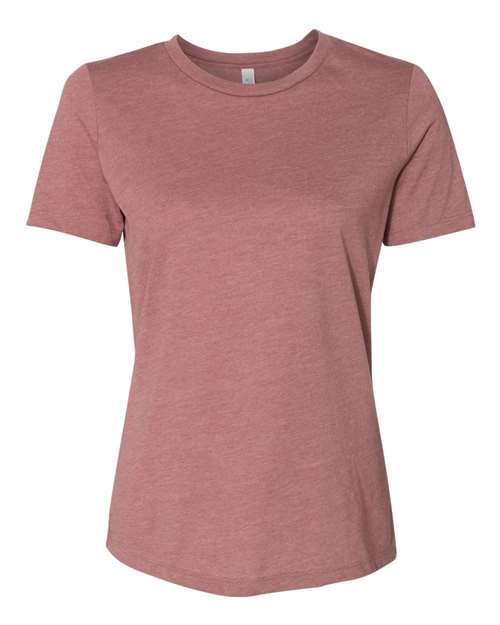 BELLA + CANVAS Women’s Relaxed Fit Heather CVC Tee - Image 7
