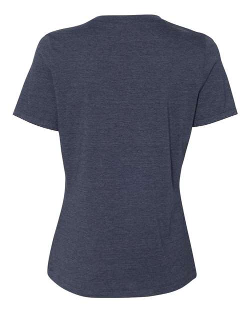 BELLA + CANVAS Women’s Relaxed Fit Heather CVC Tee - Image 21