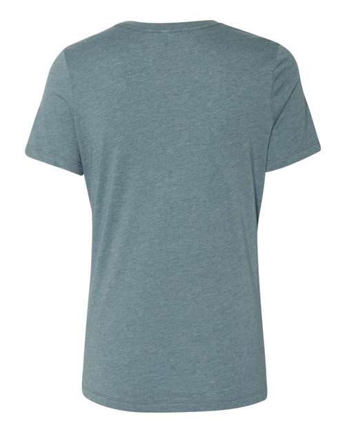BELLA + CANVAS Women’s Relaxed Fit Heather CVC Tee - Image 22