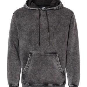 Alternative view of Independent Trading Co. Unisex Midweight Mineral Wash Hooded Sweatshirt