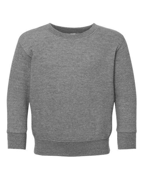 Rabbit Skins Toddler Fleece Crewneck Sweatshirt - Image 4
