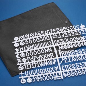 Alternative view of Letters for the Felt Board