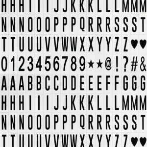 Alternative view of Letters for Cinema Light Box-Large