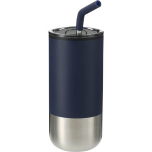 Alternative view of Lagom Insulated 16oz Stainless Steel Tumbler with Straw