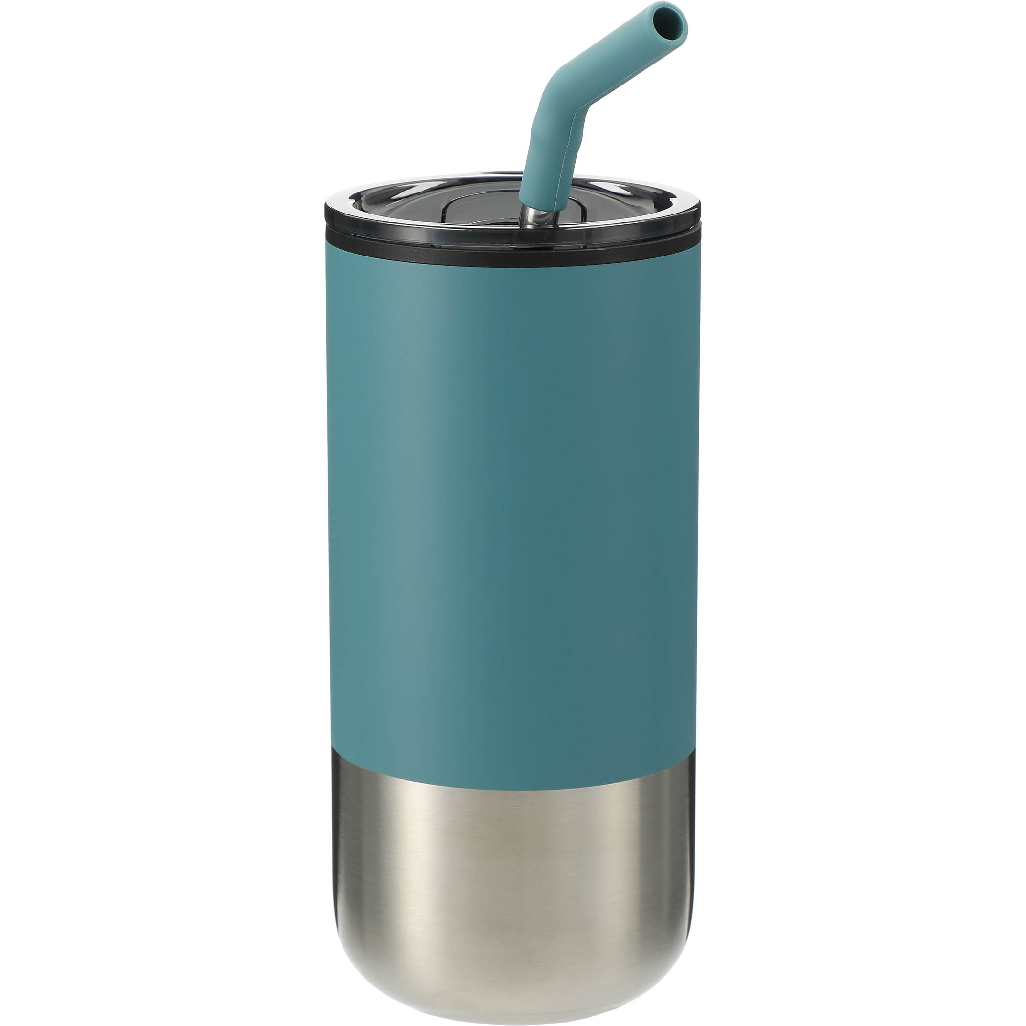 Lagom Insulated 16oz Stainless Steel Tumbler with Straw - Image 3