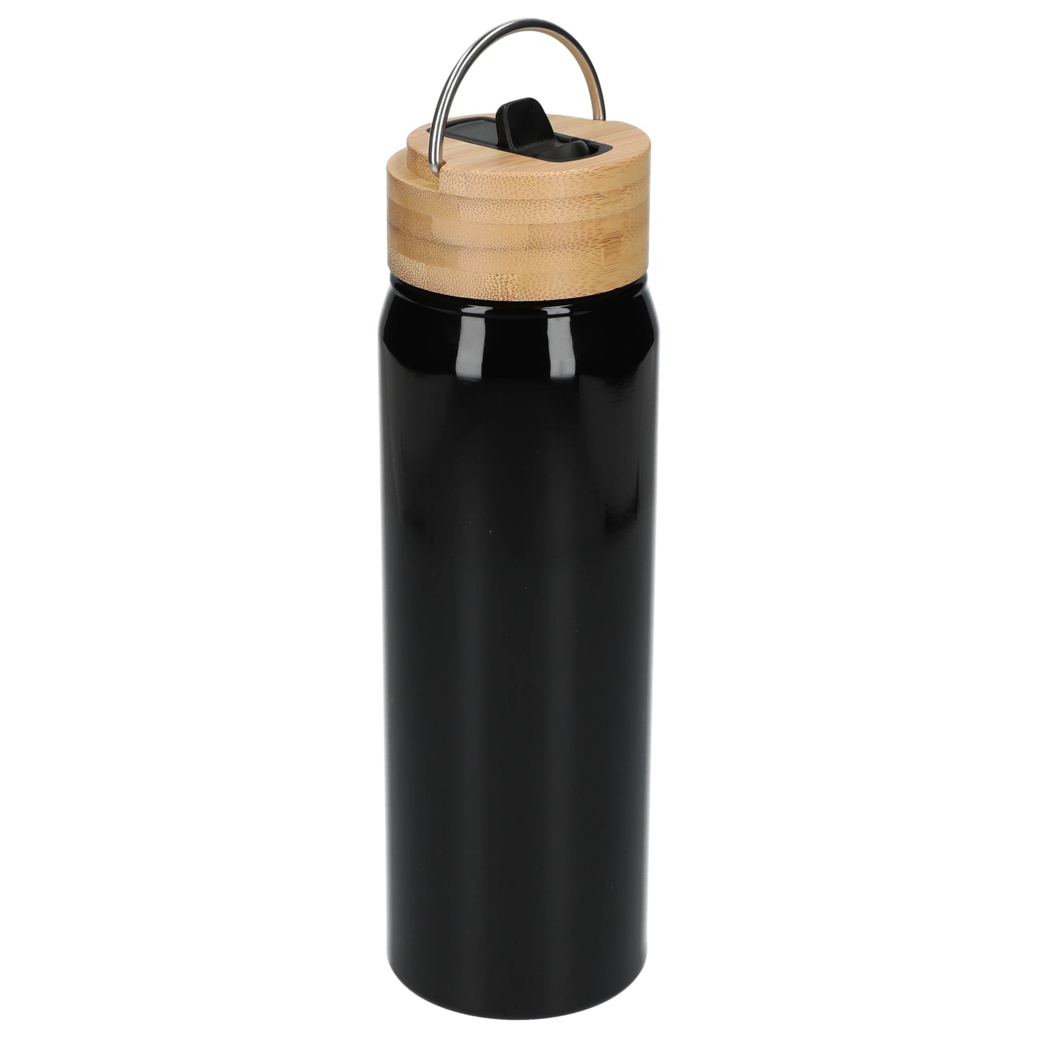 Billy 26oz Eco-Friendly Aluminum Bottle W/ FSC® 100% Bamboo Lid - Image 7